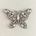 Luxury Rhinestone Butterfly Shoe Buckle